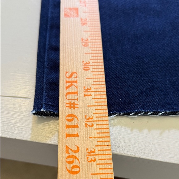 WEWOREWHAT Dark Blue Low Rise Dad Jeans Size 27 - Picture 7 of 14